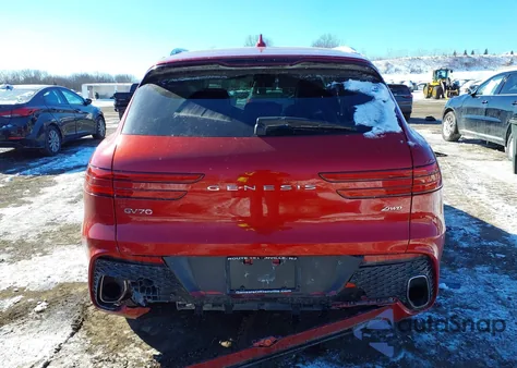 2023 Genesis Gv70 2.5T Awd из США, поврежденный, VIN KMUMADTB8PU113553